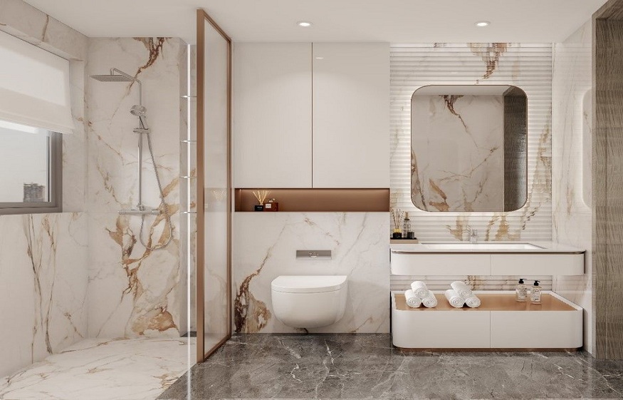 Bathroom tiles